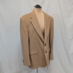 Camel Hair Blazer by Neil Martin, size L (approx)